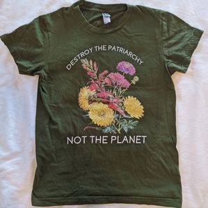 Destroy the patriarchy protest tee